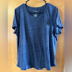 Women’s Sonoma Everyday Tee, Blue, Size XL